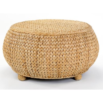 Sweater Weave Ottoman
